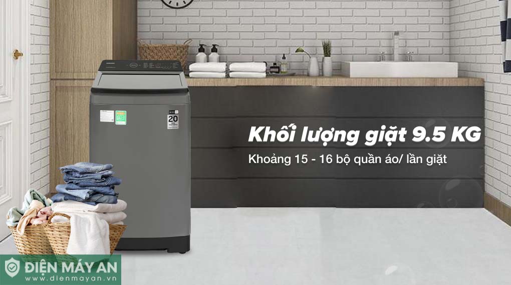 Máy Giặt Samsung Inverter 9.5 Kg WA95CG4545BDSV - chương trình giặt
